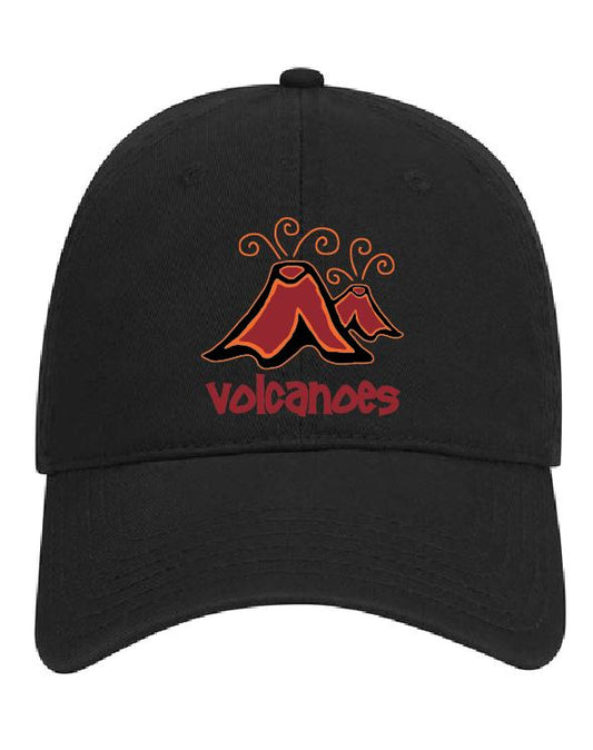 Volcano Dad Hat (Black)